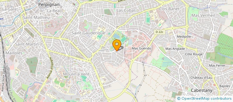 localisation de l'entreprise SCI CANTAVE à PERPIGNAN