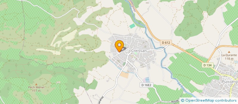 localisation de l'entreprise SCI CANTE PERDRIX  CREISSAN