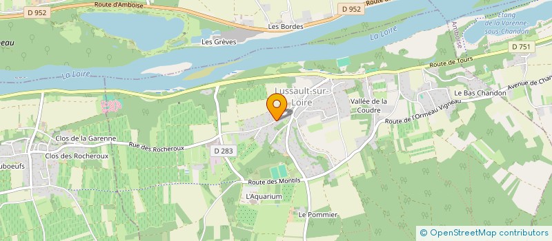 localisation de l'entreprise SCI CANTEAU-CONNEUIL  LUSSAULT-SUR-LOIRE