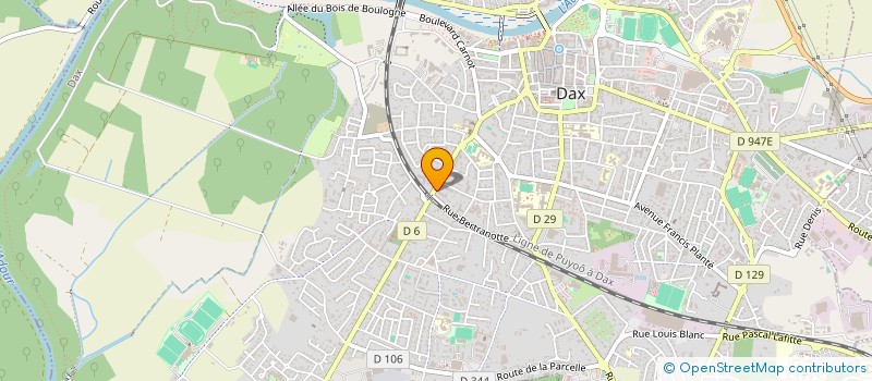 localisation de l'entreprise SCI CANTEGRIT  DAX