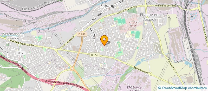 localisation de l'entreprise SCI CANTELLI  FLORANGE