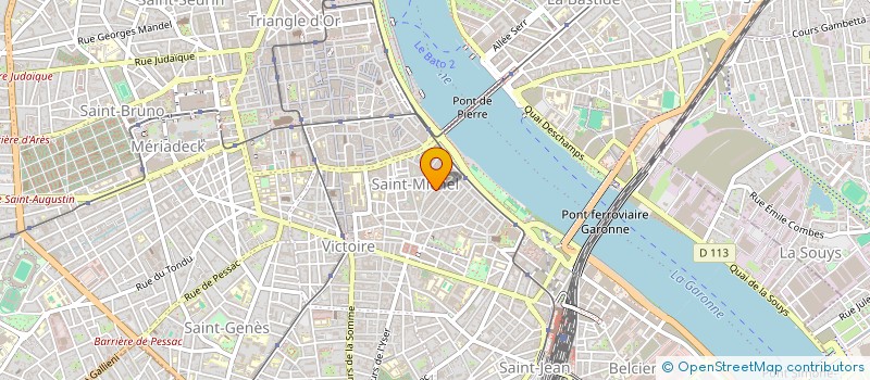 localisation de l'entreprise SCI CANTELOUP  BORDEAUX