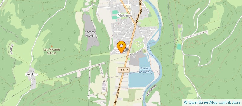 localisation de l'entreprise SCI CANTEMERLE  MATHAY