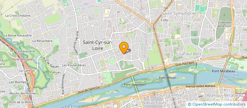 localisation de l'entreprise SCI CANTHARUS  SAINT-CYR-SUR-LOIRE