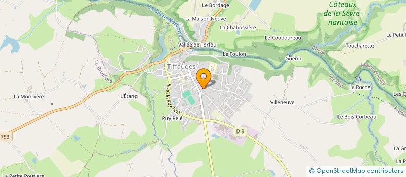 localisation de l'entreprise SCI CANTHUM  TIFFAUGES