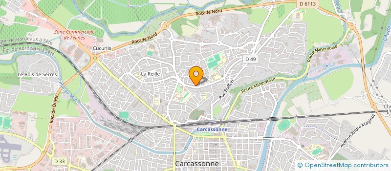 localisation de l'entreprise SCI CANTIE à CARCASSONNE