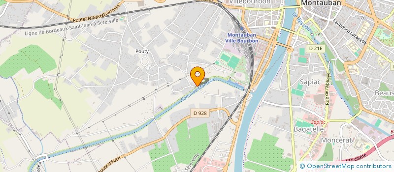 localisation de l'entreprise SCI CANTO MERLE  MONTAUBAN