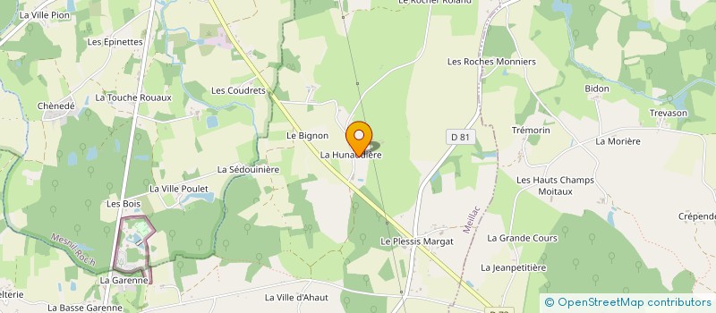 localisation de l'entreprise SCI CANTOR  MEILLAC