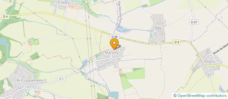 localisation de l'entreprise SCI CANTORUM  MARSILLY