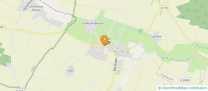 localisation de l'entreprise SCI CANU  BOUHET