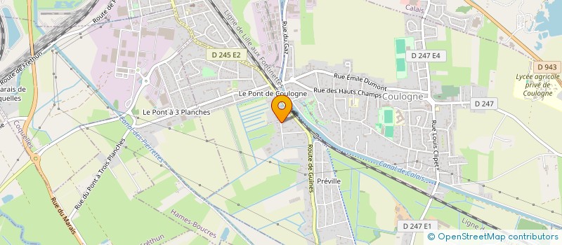 localisation de l'entreprise SCI CANUT  COULOGNE