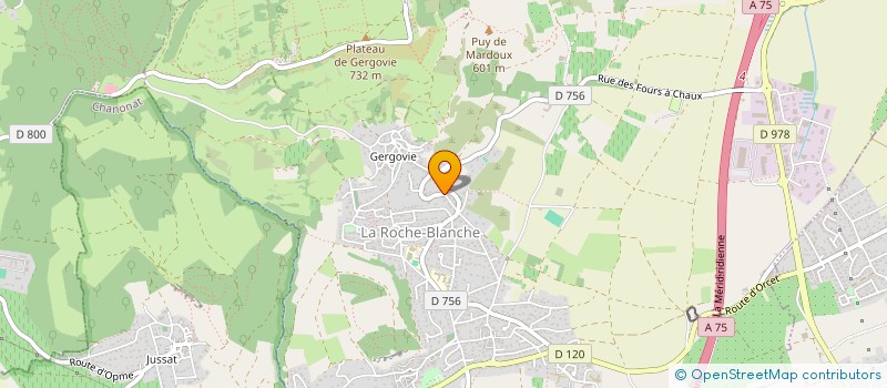 localisation de l'entreprise SCI CANUTELLS  LA ROCHE-BLANCHE