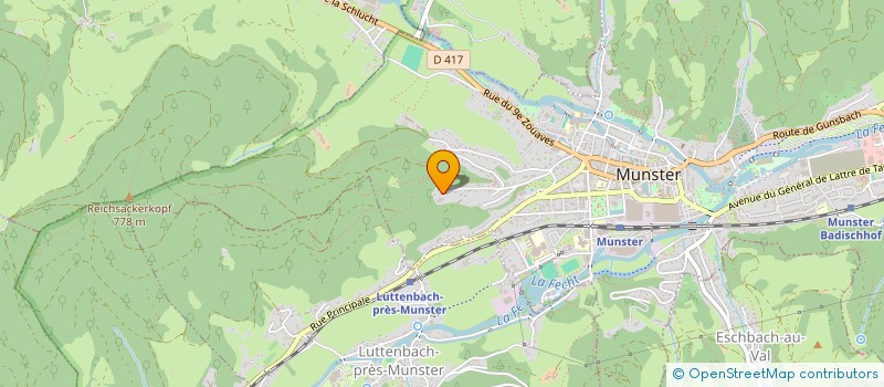 localisation de l'entreprise SCI CANUTS  MUNSTER