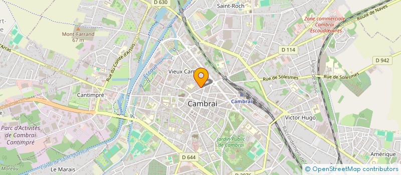 localisation de l'entreprise SCI CANYANDCO à CAMBRAI