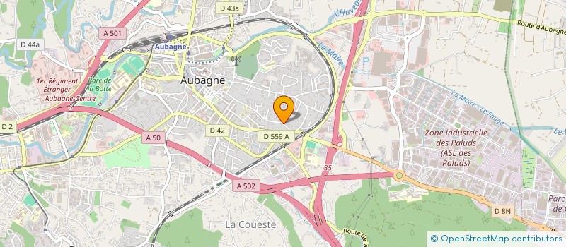 localisation de l'entreprise SCI CANYON IMMOBILIER à AUBAGNE