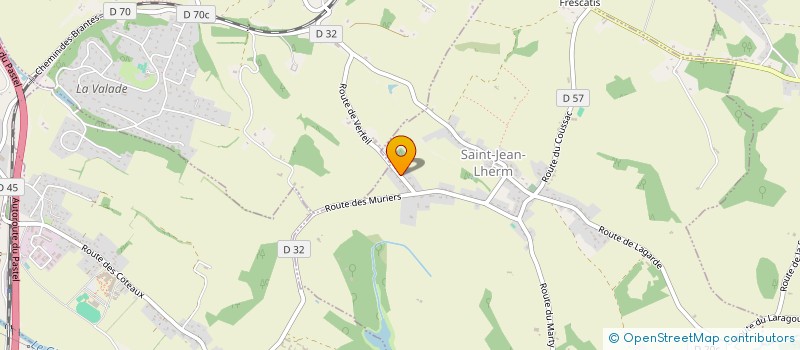 localisation de l'entreprise SCI CAOUSOU CASSAGNE à SAINT-JEAN-LHERM