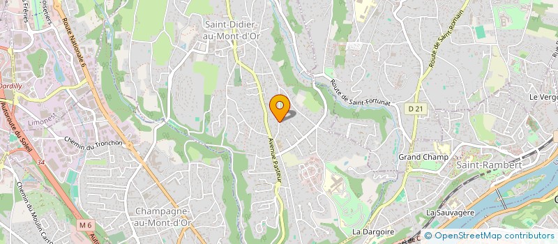 localisation de l'entreprise SCI CAP 119  SAINT-DIDIER-AU-MONT-D'OR