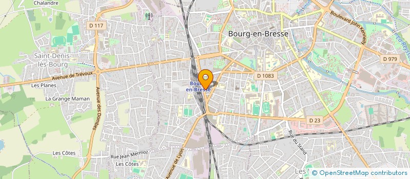 localisation de l'entreprise SCI CAP 17 à BOURG-EN-BRESSE