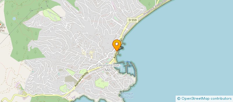 localisation de l'entreprise SCI CAP 2020 à CAVALAIRE-SUR-MER