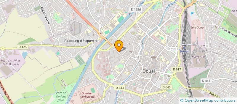 localisation de l'entreprise SCI CAP 2024 à DOUAI