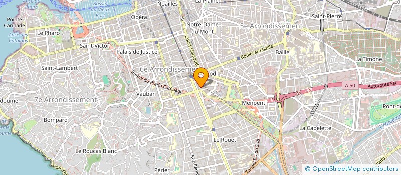 localisation de l'entreprise SCI CAP 278 à MARSEILLE