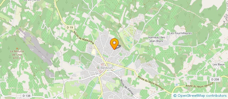 localisation de l'entreprise SCI CAP 300  BEDOIN