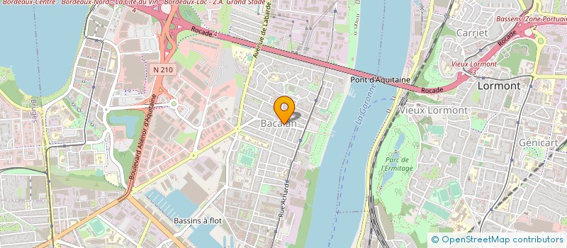 localisation de l'entreprise SCI CAP à BORDEAUX