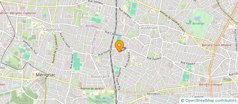 localisation de l'entreprise SCI CAP 34  BORDEAUX