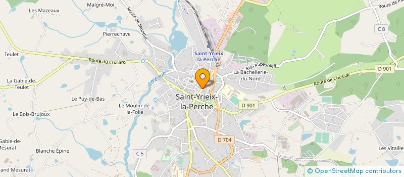localisation de l'entreprise SCI CAP à SAINT-YRIEIX-LA-PERCHE