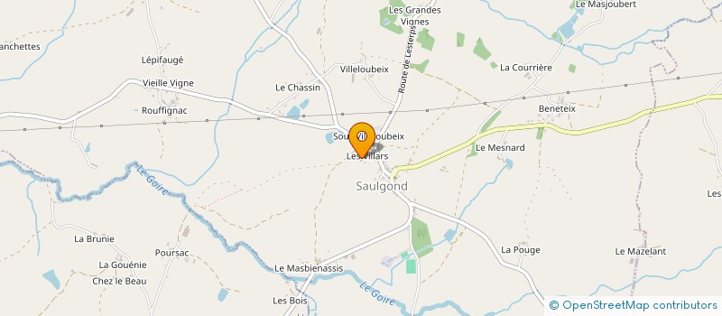 localisation de l'entreprise SCI CAP à SAULGOND