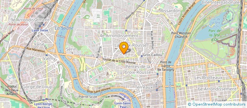 localisation de l'entreprise SCI CAP  LYON