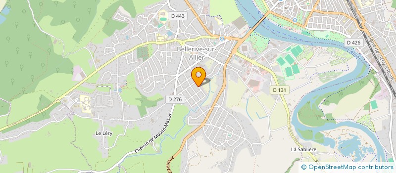 localisation de l'entreprise SCI CAP  BELLERIVE-SUR-ALLIER