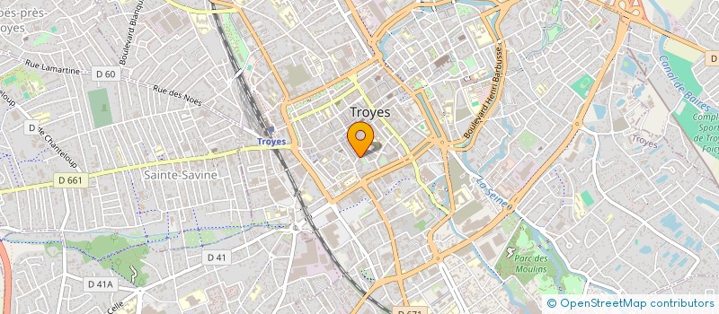 localisation de l'entreprise SCI CAP 49 à TROYES