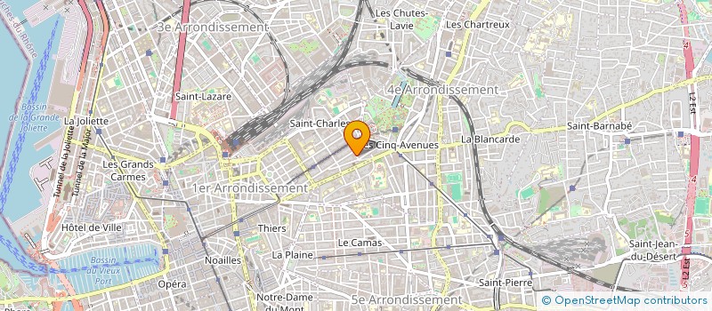 localisation de l'entreprise SCI CAP 501 à MARSEILLE