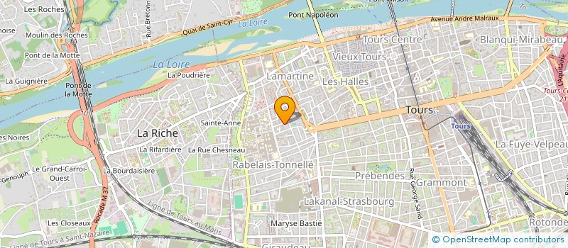 localisation de l'entreprise SCI CAP 61  TOURS