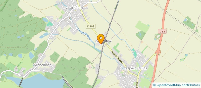 localisation de l'entreprise SCI CAP 68  ASPACH-LE-BAS