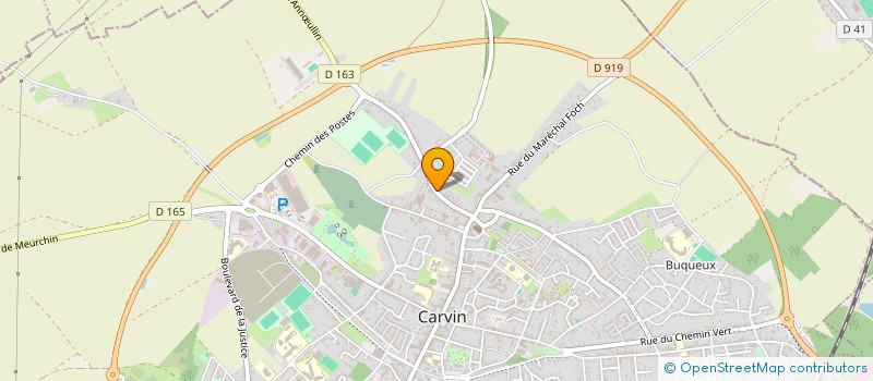 localisation de l'entreprise SCI CAP 7  CARVIN