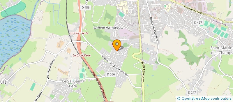 localisation de l'entreprise SCI CAP  LE VAL-SAINT-PERE