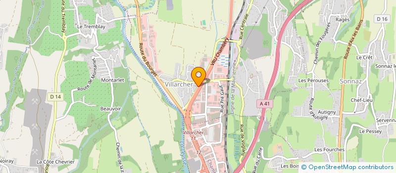 localisation de l'entreprise SCI CAP  VOGLANS