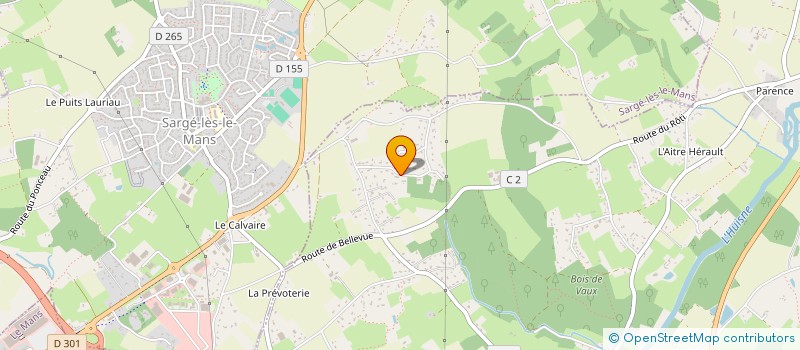 localisation de l'entreprise SCI CAP  YVRE-L'EVEQUE