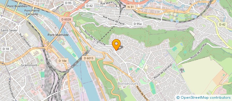 localisation de l'entreprise SCI CAP  BONSECOURS