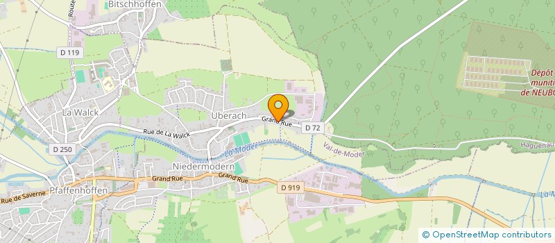 localisation de l'entreprise SCI CAP  VAL-DE-MODER