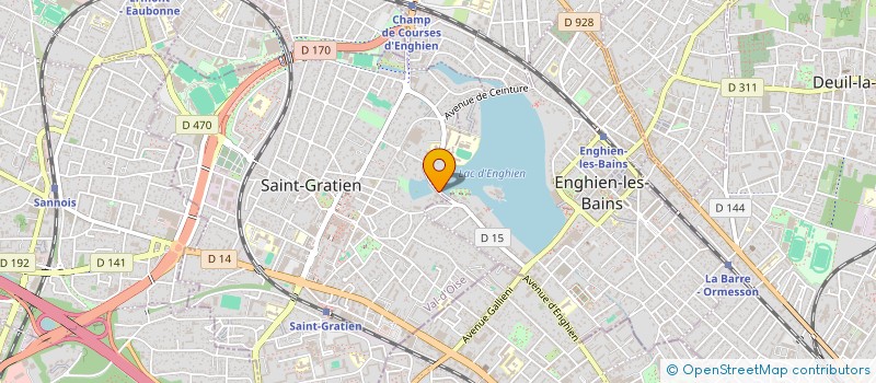 localisation de l'entreprise SCI CAP 95 à SAINT-GRATIEN