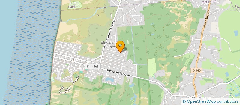 localisation de l'entreprise SCI CAP AVENIR  MERLIMONT