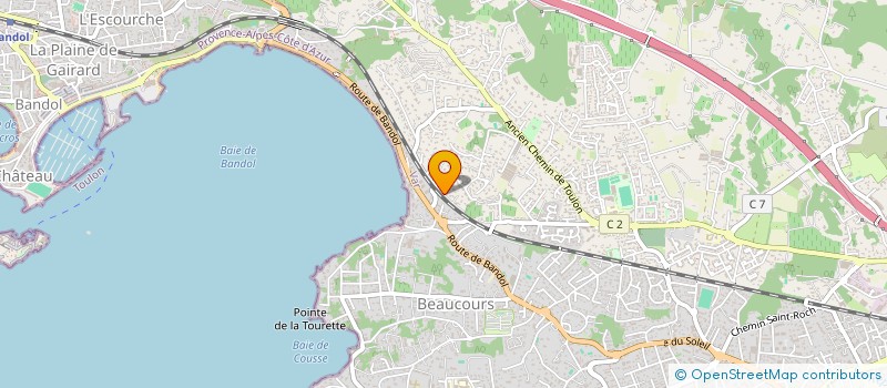 localisation de l'entreprise SCI CAP AVENIR à SANARY-SUR-MER