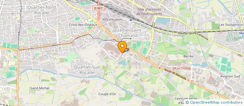 localisation de l'entreprise SCI CAP AVI  AVIGNON