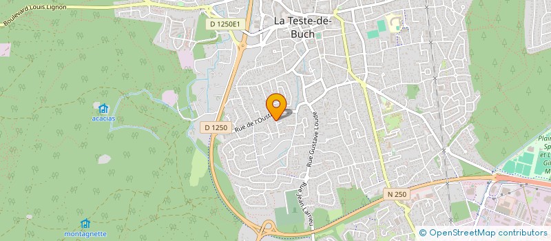 localisation de l'entreprise SCI CAP BASSIN à LA TESTE-DE-BUCH