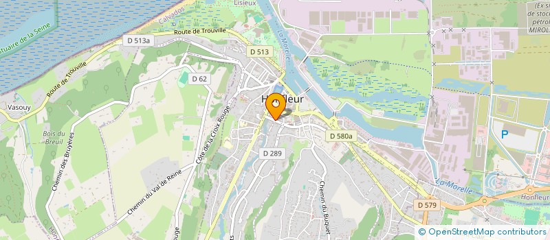 localisation de l'entreprise SCI CAP CABOURG 1681 à HONFLEUR