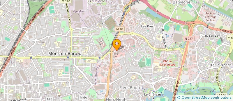 localisation de l'entreprise SCI CAP CAMBRAI à VILLENEUVE-D'ASCQ