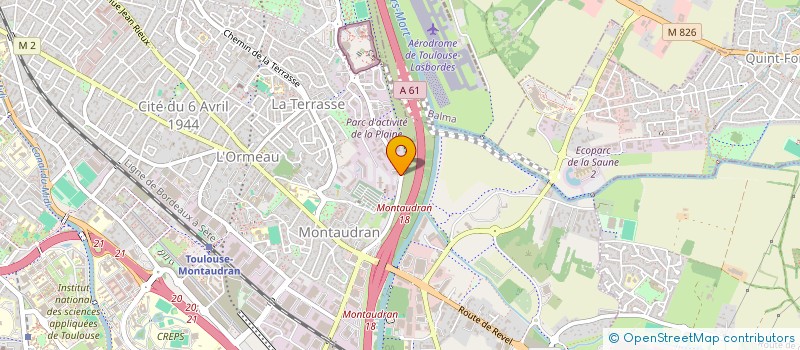 localisation de l'entreprise SCI CAP'CANCER à TOULOUSE